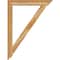 Ekena Millwork Traditional Traditional Rough Sawn Bracket w/ Offset Brace, Western Red Cedar, 6"W x 36"D x 48"H BKT0604X36X48TRA01RWR - alternate 2